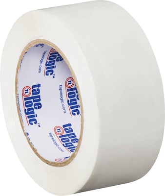 Tape Logic Colored Carton Sealing Tape, 2 x 110 Yards, White, 36/Carton (T90222W)
