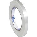 1500 Strapping Tape, 1/2 x 60 yds., Clear, 72/Case