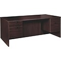 Lorell Prominence 79000 Series Espresso Pedestal Desk, Espresso, 72x36x29, 4 x Box