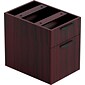 Offices To Go Hanging Box/File Pedestal, 2-Drawer, American Mahogany Laminate, 19"H x 15"W x 22"D