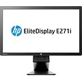 HP EliteDisplay E271i D7Z72AA#ABA 27 LED Monitor, Silver Gray