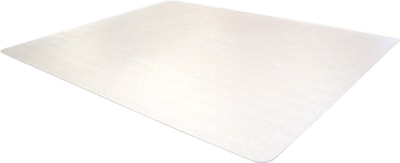 Floortex Cleartex Advantagemat Carpet Chair Mat, 45 x 53, Low-Pile, Clear (PF1113425EV)