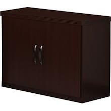 Safco Aberdeen Storage Cabinet, Mocha, 1-Shelf, 29 1/2H