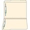 Medical Arts Press® 8 Tab File Folders, 2-Fasteners, Letter, Manila, 50/Bx (52409)