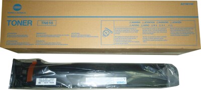 Konica Minolta TN-618K Black Standard Yield Toner Cartridge (A0TM132)