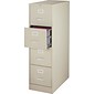 Quill Brand® 4-Drawer Vertical File Cabinet, Locking, Letter, Putty/Beige, 25"D (25162D)