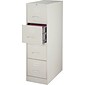 Quill Brand® 4-Drawer Vertical File Cabinet, Locking, Letter, Gray, 25"D (25163D)