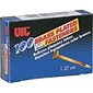 Officemate Round Head Fasteners, 1/2" Shank, Brass, 100/Box (OIC99802)