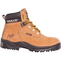 Mack Boots Bulldog, Mens Steel Toe Work Boot, Leather, Honey, Size 10 (Womens Size 12)