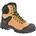 Mack Boots, Heeler, Mens Composite Toe Hiking Boot, Leather, Honey, Mid cut, Size 15 (Womens Size 17)