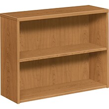 HON 10500 Series 2-Shelf Bookcase, 29 5/8H x 36W x 13 1/8D, Harvest (H105532CC)