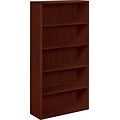 HON 10500 Series 5-Shelf Bookcase, 36W x 13.13D x 71H, Mahogany (HON105535NN)