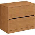 HON® 10500 Series 2 Drawer Lateral File Cabinet, Harvest, 36W (HON10563CC)