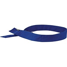 Ergodyne Chill-Its 6705 Evaporative Cooling Bandana, Blue, One Size, 24/Carton (12317)