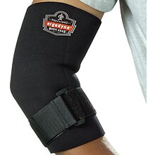 Ergodyne ProFlex 655 Neoprene Elbow Sleeve With Strap, Large (16584)