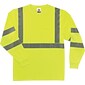 Ergodyne GloWear® 8391 High Visibility Long Sleeve T-Shirt, ANSI Class R3, Lime, 2XL (21706)