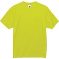 Ergodyne GloWear 8089 High Visibility Short Sleeve T-Shirt, Lime, 2XL (21556)