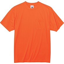 Ergodyne GloWear 8089 High Visibility Short Sleeve T-Shirt, Orange, Large (21564)