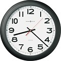 Howard Miller® 15 3/4 Norcross Auto Daylight Savings Wall Clock; Black