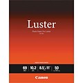 Canon LU-101 Luster Photo Paper, 8.5 x 11, 50 Sheets/Pack (CNM6211B004)