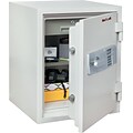Fire King® Fireproof Safe, Fire & Water Safe, 2 Hour, 19-2/3x18-1/2x24, White