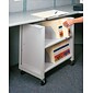 Datum Mobile Cart; Mini, 2 Shelves, Light Gray