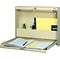 White Stnd Locking WallWrite® Fold-Up Desk