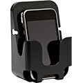 Lorell Cubicle Wall Recycled Cell Phone Holder; Black
