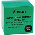 Pilot Super Color Permanent Marker Bottled Ink Refill, Black (48500)