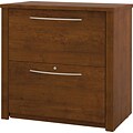 Bestar® Embassy Collection 2-Drawer Lateral File Cabinet, Letter/Legal, Tuscany Brown, 31W (60630-63)