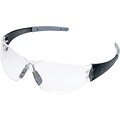 MCR Safety® Crews Safety Glasses, Wrap Around, Anti-Fog, Clear
