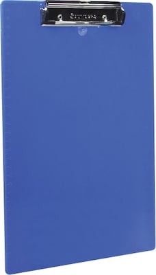 Saunders® Seaglass Translucent Clipboards, Letter Size, Cobalt (21582)