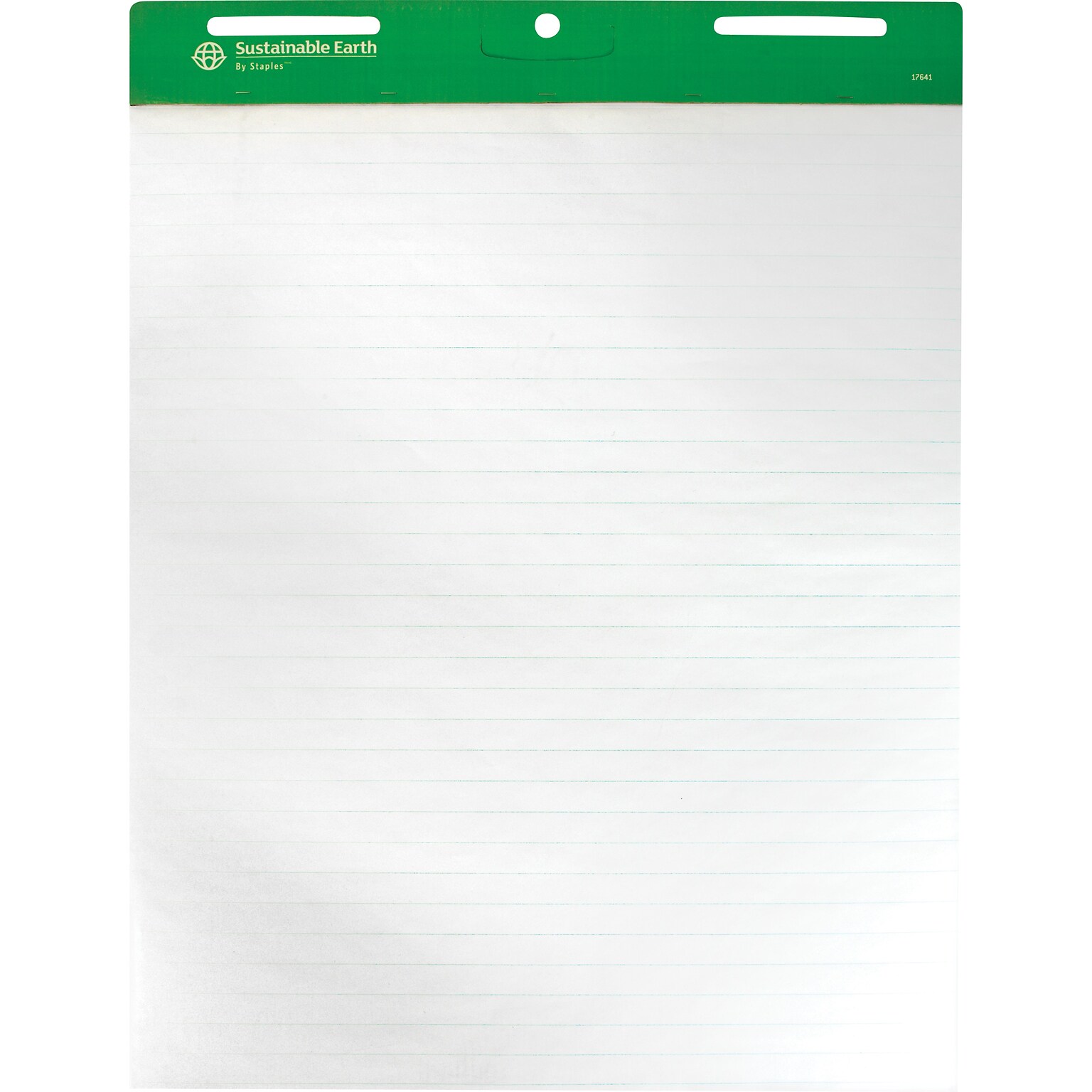 Sustainable Earth by Staples® Sugarcane-Based Easel Pads, 1 Ruled, 27 x 36, 50 Sheets/Pad, 4/Ct