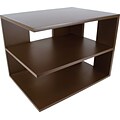 Victor Technology Wood Desk Accessories Corner Shelf, Mocha Brown (B1120)