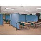 Screenflex® 5-Panel FREEstanding™ Portable Room Dividers; 8'H, Blue