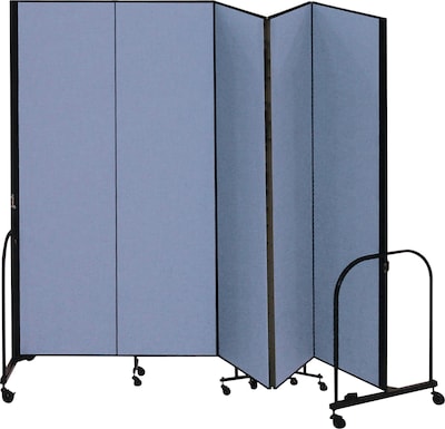 Screenflex® 8H Blue Portable Room Dividers