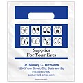 Medical Arts Press® Eye Care Personalized Small 2-Color Supply Bags; Supplies For Your Eyes