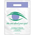 Medical Arts Press® Eye Care Personalized Large 2-Color Supply Bags; We Care About Your Eyes
