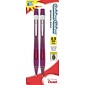 Pentel Quicker-Clicker™ Automatic Pencil .9mm, Burgundy Barrels, 2/Pack