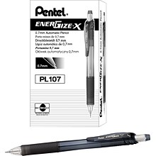 Pentel EnerGize-X Mechanical Pencil, 0.7mm, #2 Medium Lead, Dozen (PL107A)