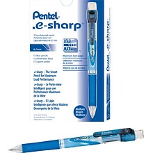 Pentel e-sharp Mechanical Pencil, 0.7mm, #2 Medium Lead, Dozen (AZ127C)