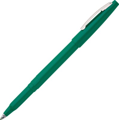 Pentel Rolling Writer Rollerball Pen, Medium Point, Green Ink, Dozen (R100D)