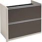 Bestar® Connexion Collection 2-Drawer Lateral File Cabinet, Letter/Legal, Sandstone/Slate, 34"W (9362059)