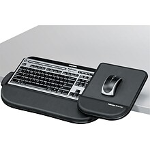 Fellowes Keyboard Manager Tilt n Slide Pro Adjustable Tray, Black (8060201)
