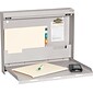 Datum WallWrite® Fold-Up Desk; Standard, Light Gray