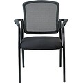 Raynor Eurotech Dakota 2 Steel Guest Chair, Black