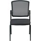 Raynor Eurotech Mesh/Fabric Dakota 2 Guest Chair, Black, 2/Carton