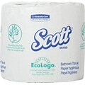 Scott® Bathroom Tissue, Standard Roll, 2-Ply, White, 80/CT