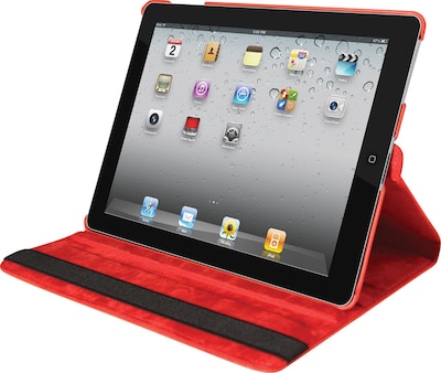 Natico Faux Leather Cover Case For iPad Mini, Red