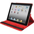 Natico Faux Leather Cover Case For iPad Mini, Red